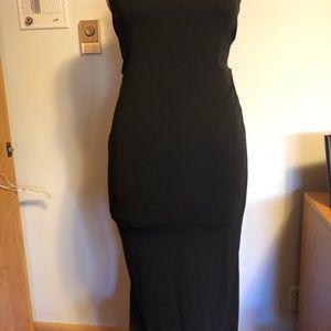 111 State black maxi dress (s)